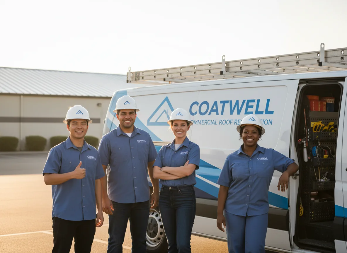 Commercial roof coating company in Deep River, IA